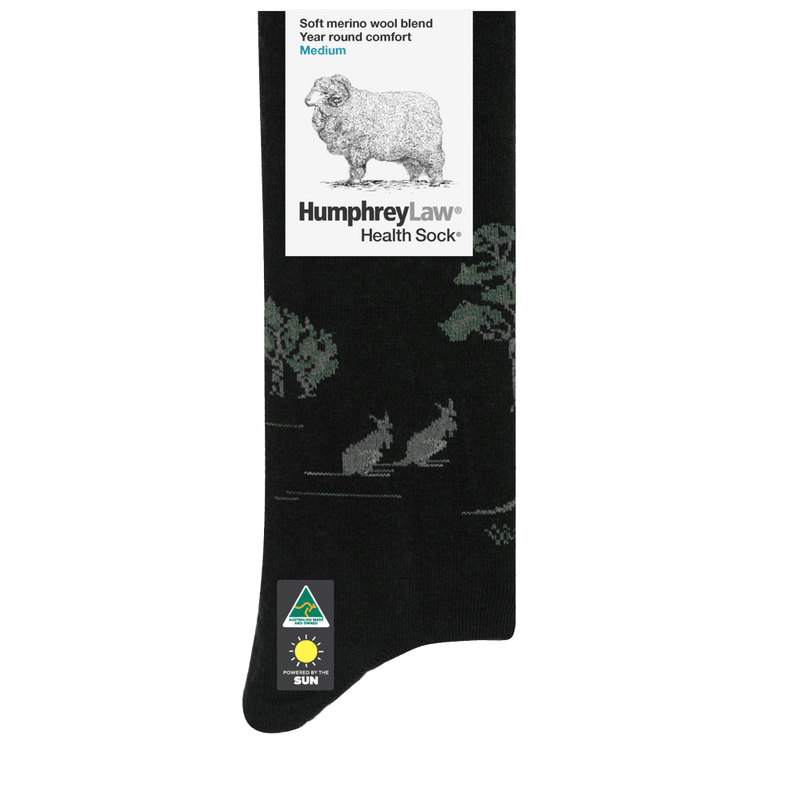 Load image into Gallery viewer, Humphrey Law 60% Fine Merino Wool Patterned Health Sock
