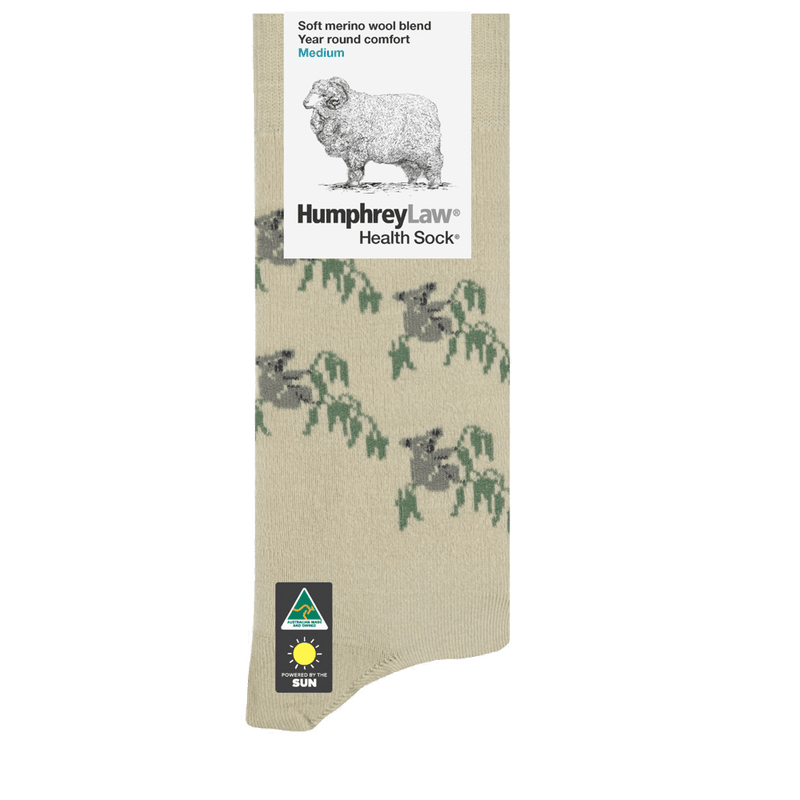 Load image into Gallery viewer, Humphrey Law 60% Fine Merino Wool Patterned Health Sock
