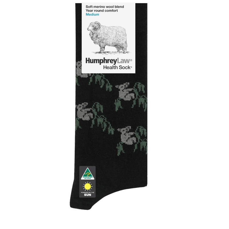 Load image into Gallery viewer, Humphrey Law 60% Fine Merino Wool Patterned Health Sock
