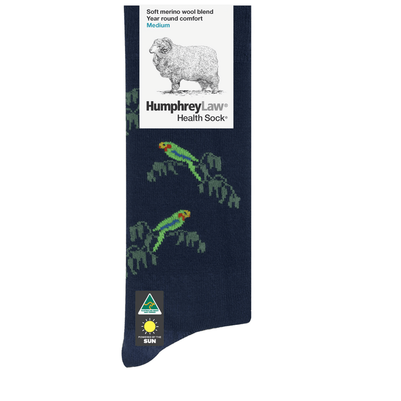 Load image into Gallery viewer, Humphrey Law 60% Fine Merino Wool Patterned Health Sock
