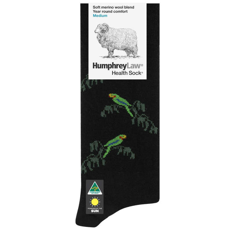 Load image into Gallery viewer, Humphrey Law 60% Fine Merino Wool Patterned Health Sock
