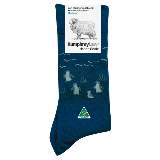 Humphrey Law 60% Fine Merino Wool Patterned Health Sock