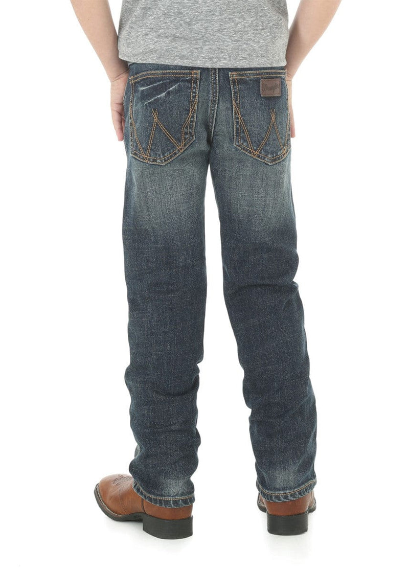 Load image into Gallery viewer, Wrangler Junior Boys Retro Slim Straight Jeans
