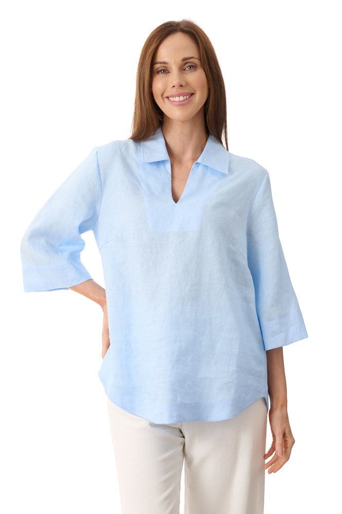 Load image into Gallery viewer, Givoni Womens Linen Popover Shirt
