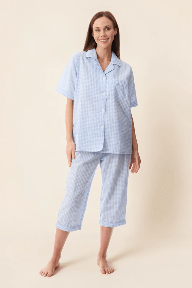 Load image into Gallery viewer, Givoni Womens Check Capri Pyjama
