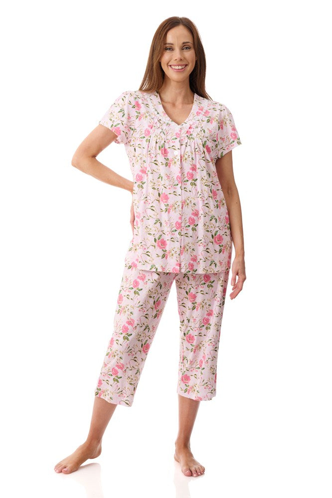 Load image into Gallery viewer, Givoni Womens Ferrara Short Sleeve Capri Pyjama
