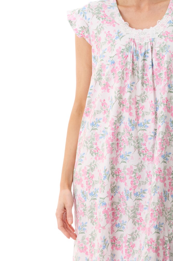Load image into Gallery viewer, Givoni Womens Arosa Flutter Sleeve Short Nightie
