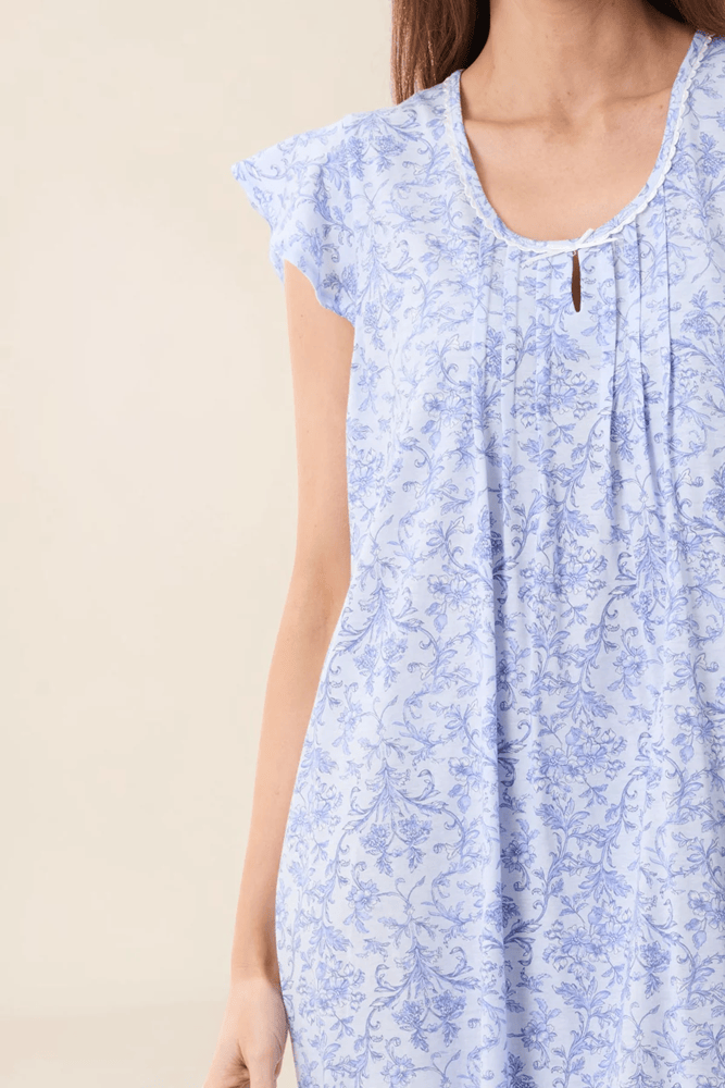 Load image into Gallery viewer, Givoni Womens Grado Flutter Sleeve Mid Length Nightie
