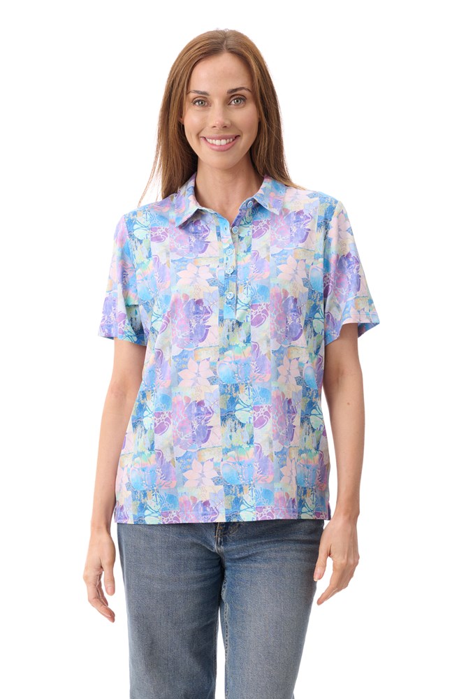 Load image into Gallery viewer, Givoni Womens Tessa Print Polo
