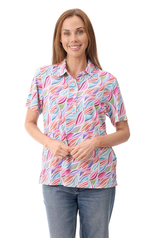 Givoni Womens Wendy Print Polo
