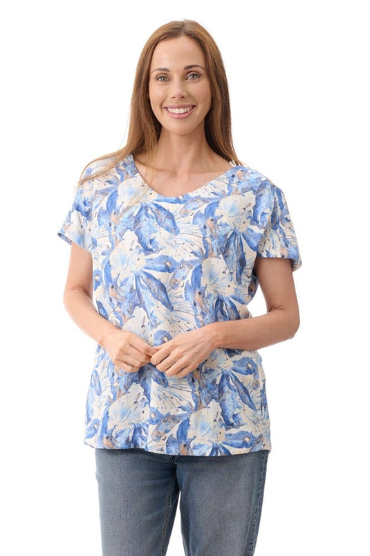 Givoni Womens Lucy Cap Sleeve Top