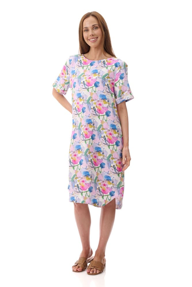 Load image into Gallery viewer, Givoni Womens Carla Print Dress - Multi
