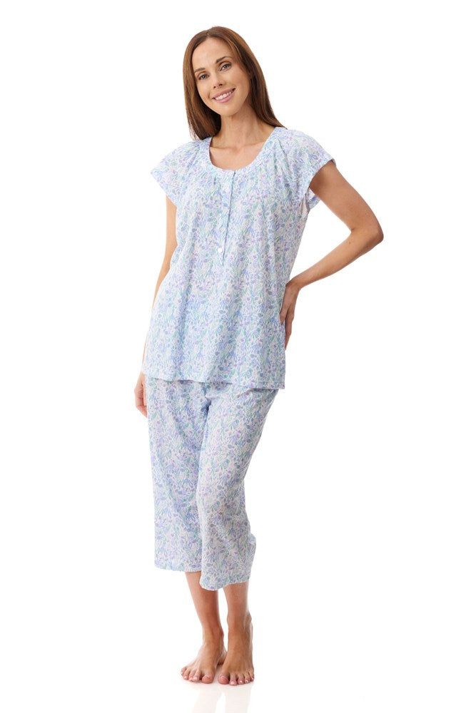 Load image into Gallery viewer, Givoni Womens Pisa Cap Sleeve Capri Pyjama
