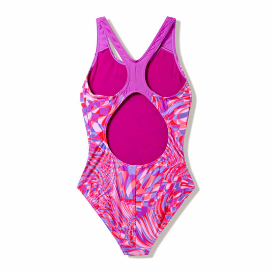 Speedo Junior Girls Print Splashback One Piece