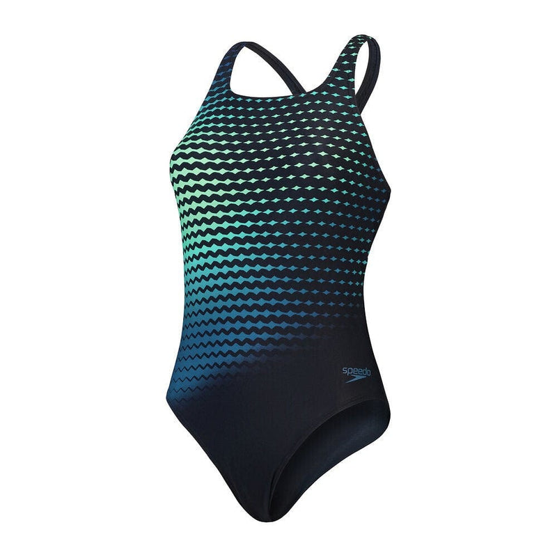 Load image into Gallery viewer, Speedo Womens Digital Printed Medalist One Piece
