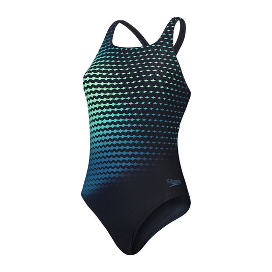 Speedo Womens Digital Printed Medalist One Piece