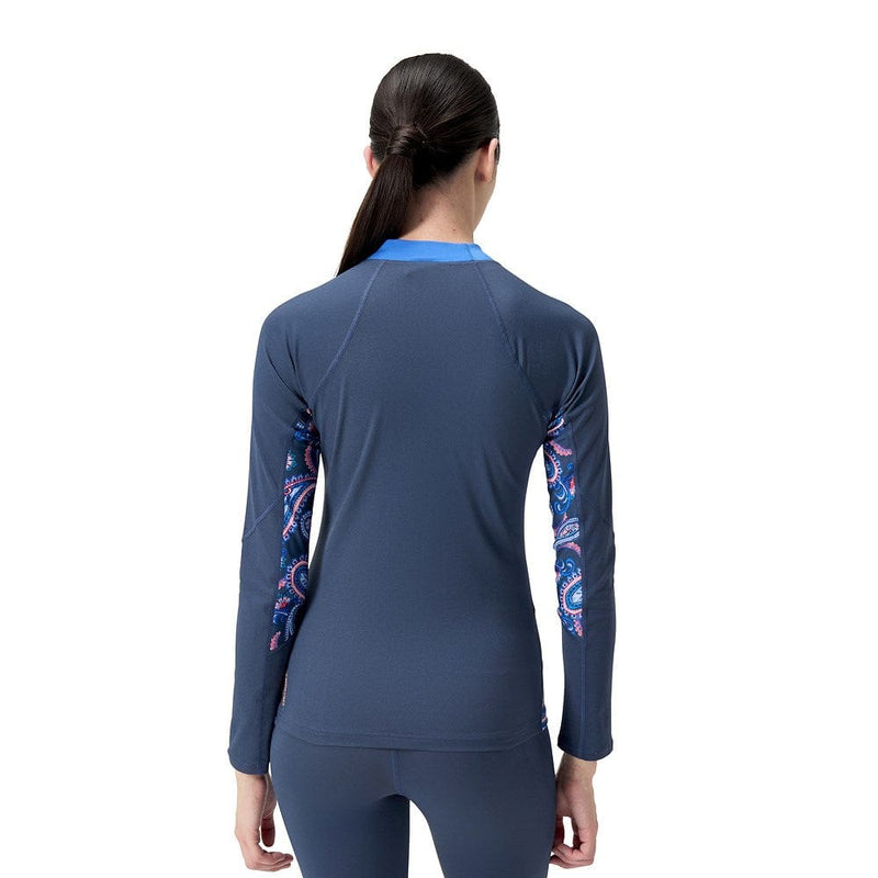 Load image into Gallery viewer, Speedo Womens Printed Long Sleeve Rash Top
