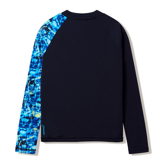 Speedo Junior Boys Long Sleeve Print Rash Guard