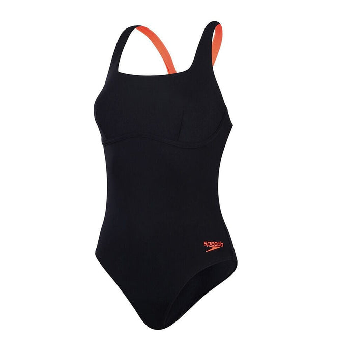 Speedo Womens Flex Band Swimsuit With Built In Swim Bra