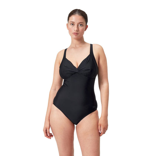 Speedo Womens Cross Knot Shaping Swimsuit