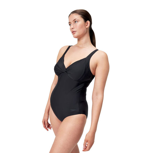 Speedo Womens Cross Knot Shaping Swimsuit