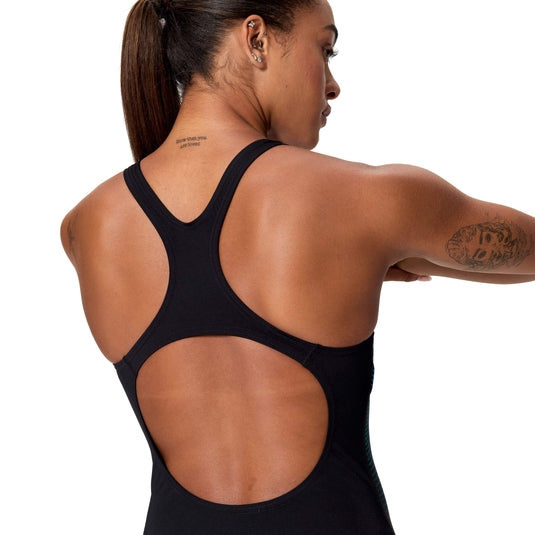 Speedo Womens Printed Medalist One Piece