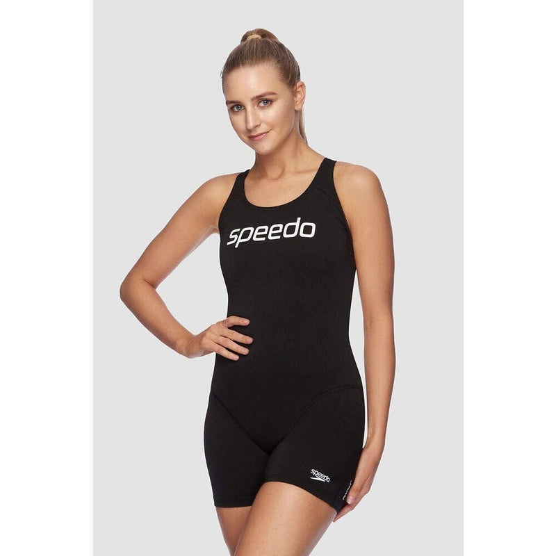 Load image into Gallery viewer, Speedo Womens Endurance+ Leaderback Sport Legsuit
