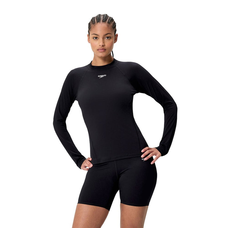 Load image into Gallery viewer, Speedo Womens Endurance+ Long Sleeve Rash Top
