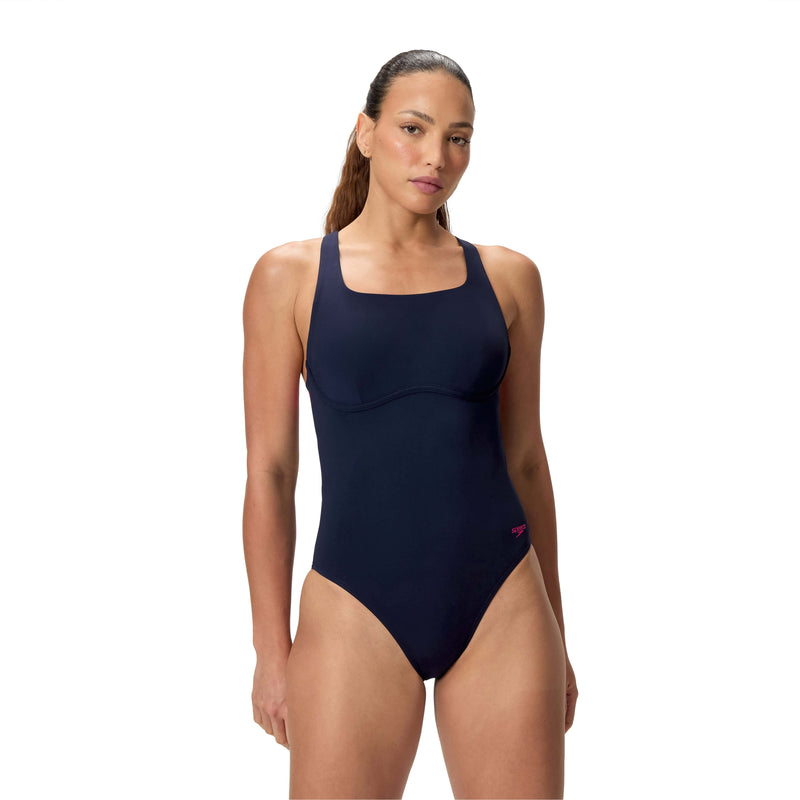 Load image into Gallery viewer, Speedo Womens Flex Band One Piece
