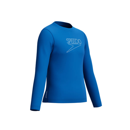 Speedo Junior Long Sleeve Classic Logo Rashguard