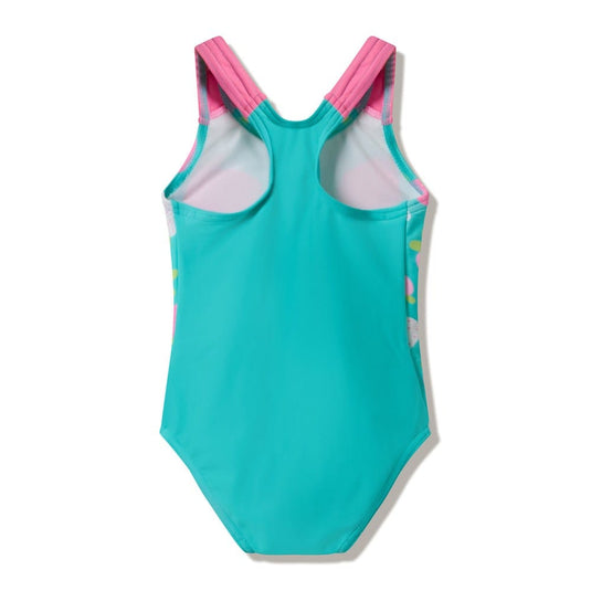 Speedo Toddler Girls Print One Piece - Aqua Breeze