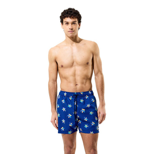 Speedo Mens Redondo Edge Shark Print Volley 16"