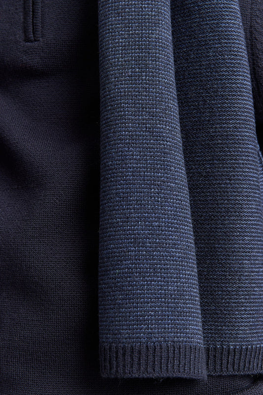 Toorallie Mens Links Stripe Scarf - French Navy