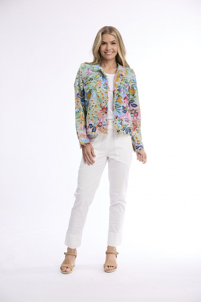 Load image into Gallery viewer, Orientique Womens Sur Mer Jacket Fringe
