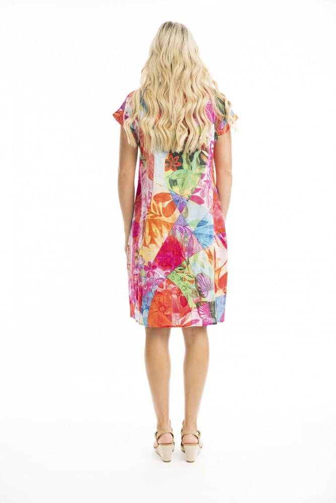 Load image into Gallery viewer, Orientique Womens Jozani Shift Dress
