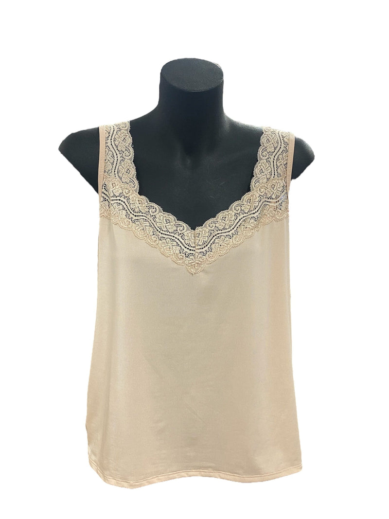 Load image into Gallery viewer, Essence Lace V-Neck Singlet

