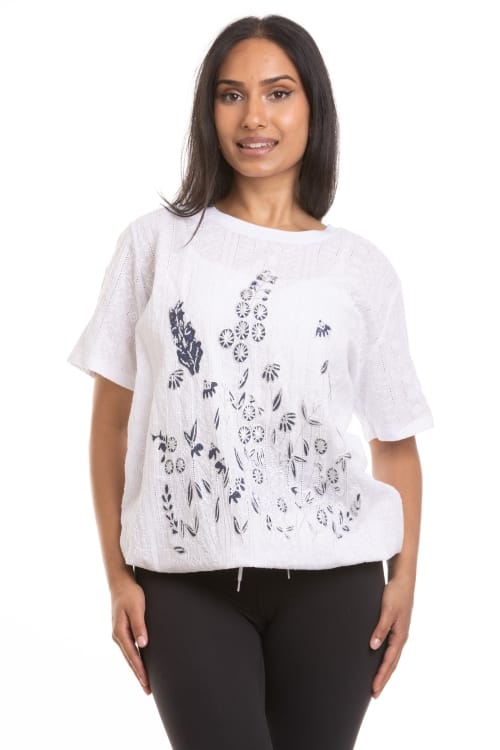 Mosnova Womens Embroidered Blouse