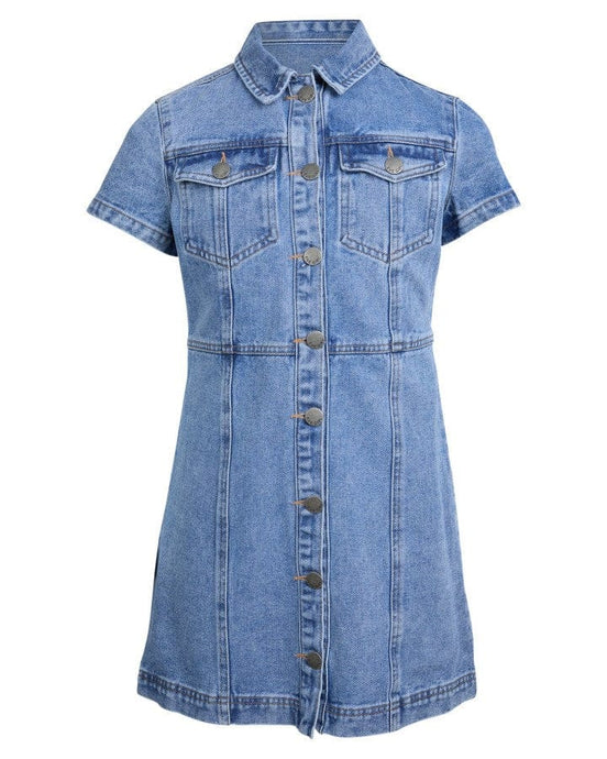 Eve Girls Jenny Denim Dress (Sizes 8-14)