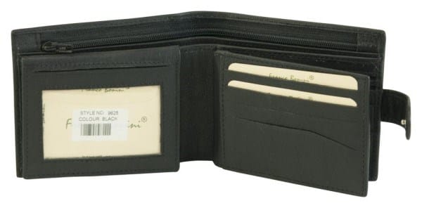 Load image into Gallery viewer, Franco Bonini Mens 15 Card Slot Soft Leather Wallet
