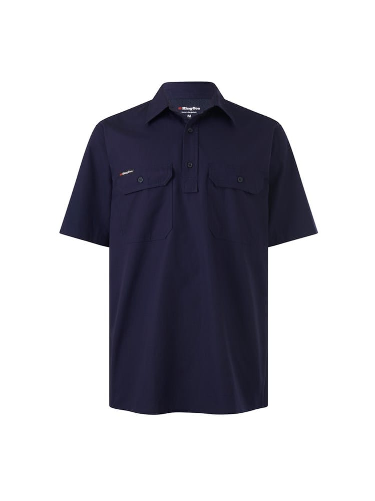 Load image into Gallery viewer, King Gee Mens Workcool Closed Front Shirt Short Sleeve
