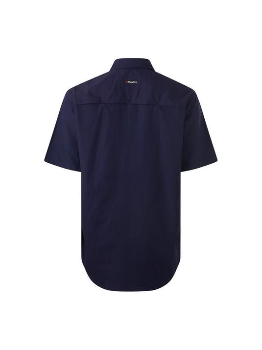 King Gee Mens Workcool Closed Front Shirt Short Sleeve