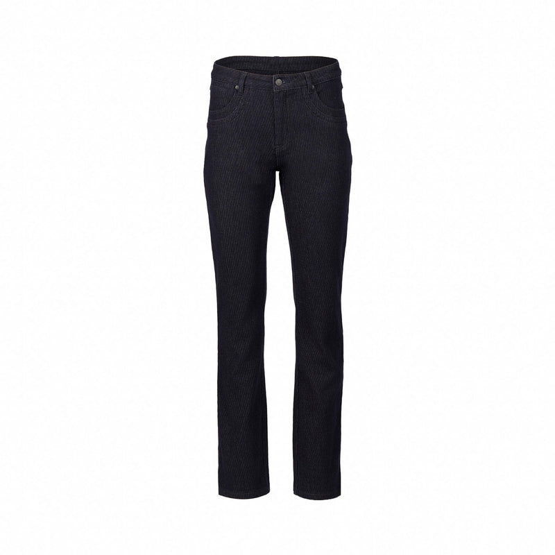 Load image into Gallery viewer, Vassalli Womens Slim Leg Full Length Jean - Ink Texture
