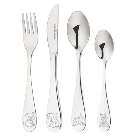 Load image into Gallery viewer, Wilkie Brothers 4 Piece Children's Cutlery Set - Puppy

