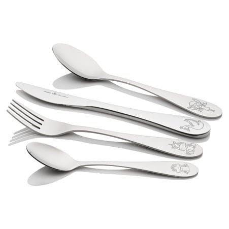 Load image into Gallery viewer, Wilkie Brothers 4 Piece Children's Cutlery Set - Fairytale
