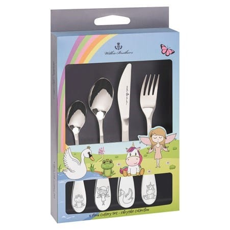 Load image into Gallery viewer, Wilkie Brothers 4 Piece Children's Cutlery Set - Fairytale
