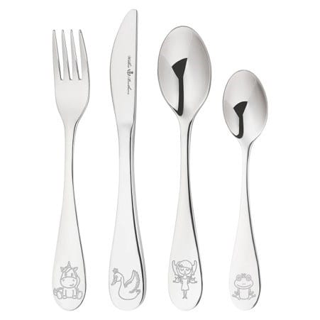Load image into Gallery viewer, Wilkie Brothers 4 Piece Children's Cutlery Set - Fairytale
