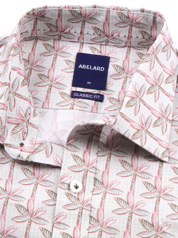 Load image into Gallery viewer, Abelard Mens Date Palm Stretch Print Classic Fit Shirt
