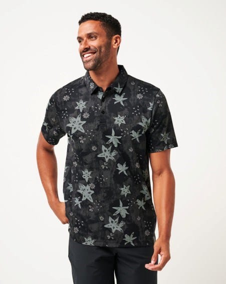 Load image into Gallery viewer, Travis Mathew Mens Trek Tide Polo - Black

