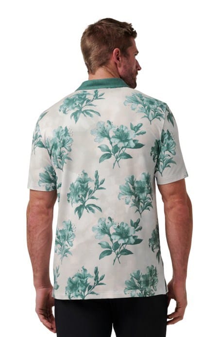 Travis Mathew Mens Featherweight Magnolia Polo - Moonbeam