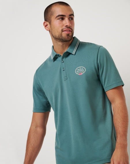 Load image into Gallery viewer, Travis Mathew Mens Patron Parade Polo - Silver Pine
